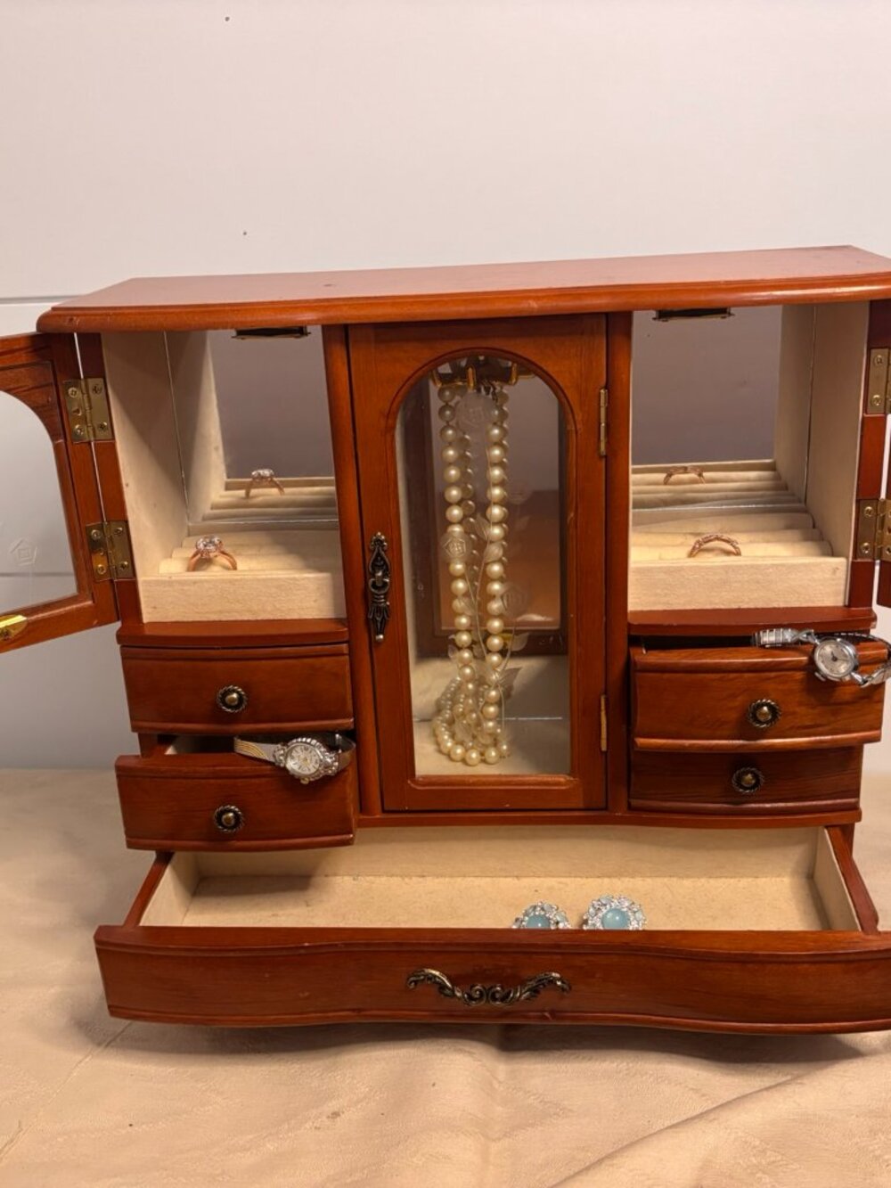 VTG 90s Kmart Jewelry Armoire
